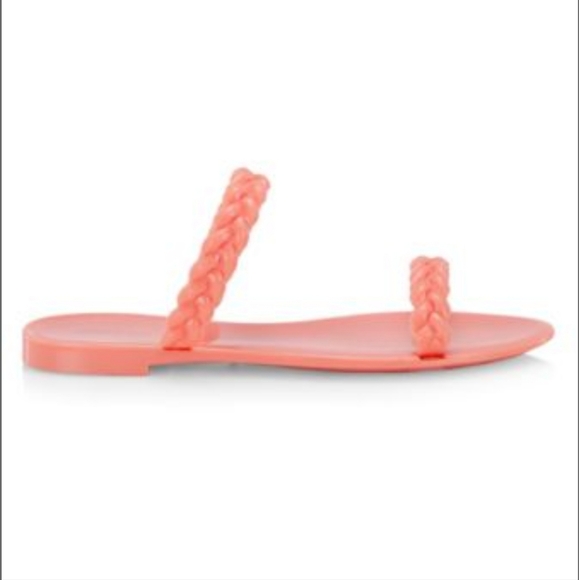 Stuart Weitzman Stuart WeitzmanSawyer Braided Jelly Flat Sandal. New - Picture 1 of 6